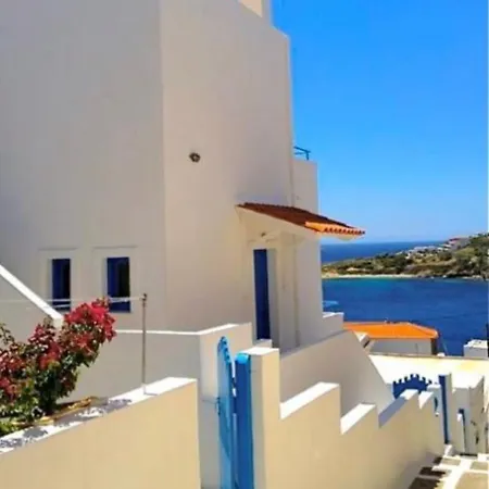 White & Blue Apartment Batsi  Exterior photo
